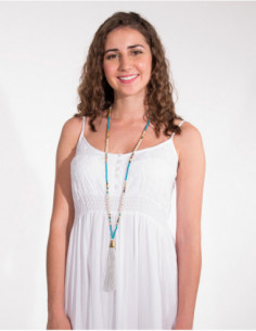 Long collier fin et coloré... 2