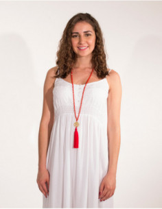 Long necklace with small...