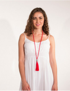 Long necklace of pearls and...