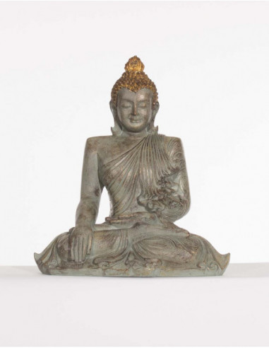 Resin Statue Buddha Sitting 26Cm