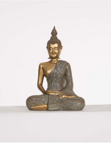 Resin Statue Buddha Sitting 20Cm