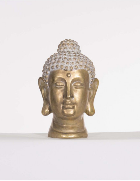 Resin Statue Head of Buddha 19Cm