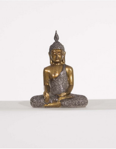 Resin Statue Buddha Sitting 14Cm