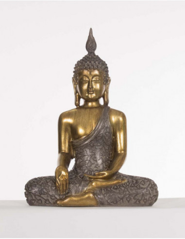 Resin Statue Buddha Sitting 32cm