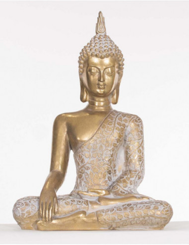 Resin Statue Buddha Sitting 43Cm