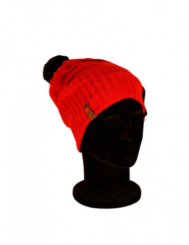 Bonnet une bande et un pompon