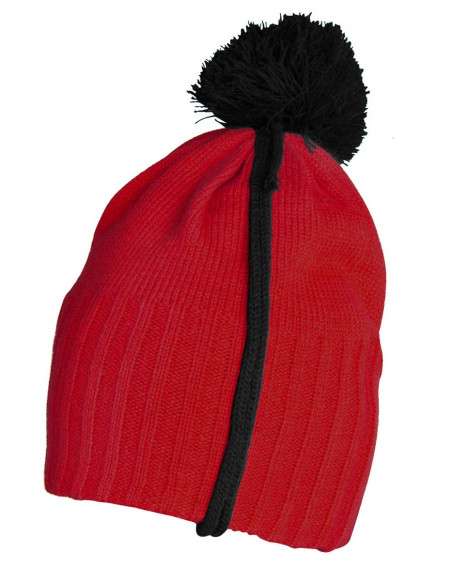 Bonnet une bande et un pompon