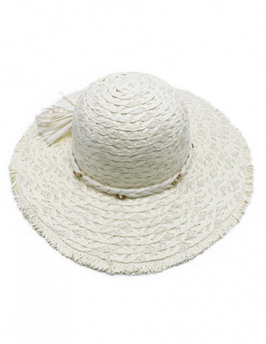 Chapeau femme à perles