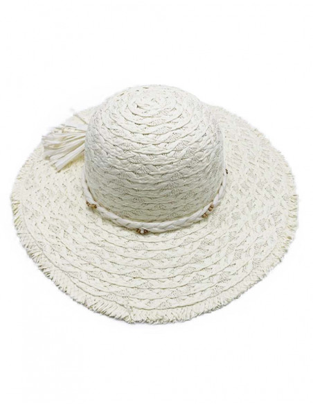 Women's beaded hat