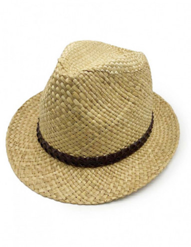 Chapeau de paille Panama tressé
