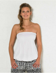 Bustier viscose uni 2