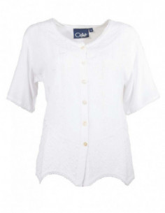Chemisier femme viscose brodé 2