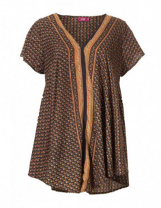 Blouse femme polyester manches courtes 2