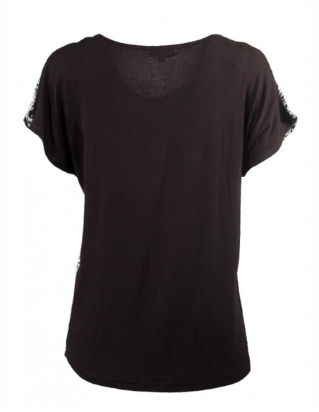 Chemisier Viscose imprimé dos maille