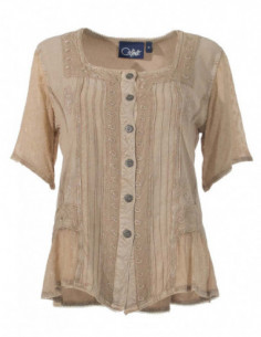 Short sleeve lace blouse 2