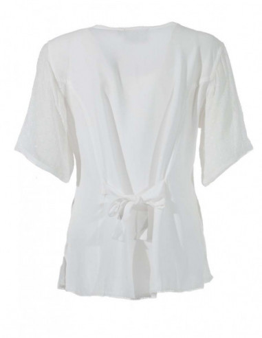 Short sleeve lace blouse