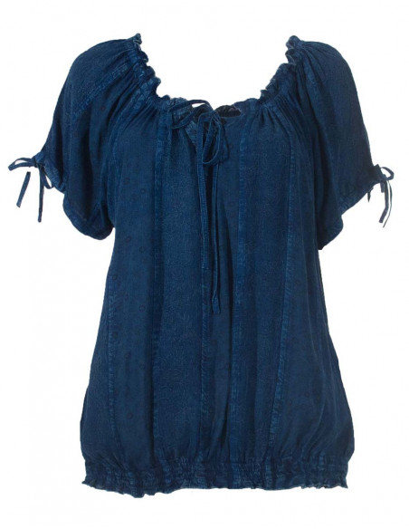 Loose printed blouse