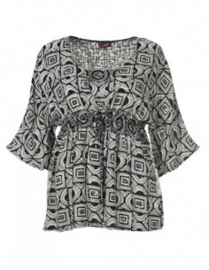 Blouse with cubic print 2