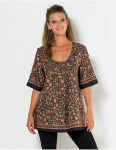 Chemisier femme imprimé sari