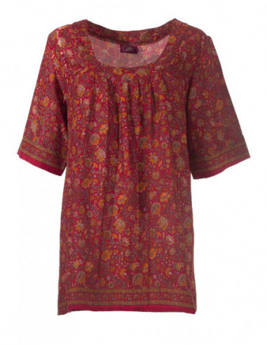 Chemisier femme imprimé sari