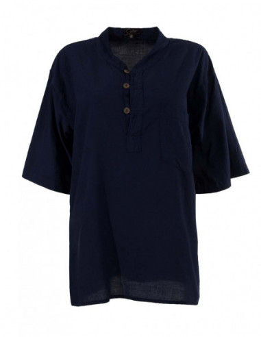 chemise pour homme à enfiler marine