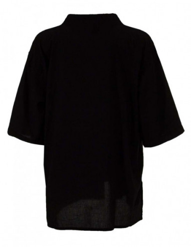 chemise pour homme manches courtes couleur noire