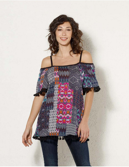 Blouse ethnique sexy