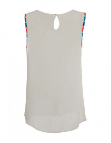 Débardeur original pour femme beige