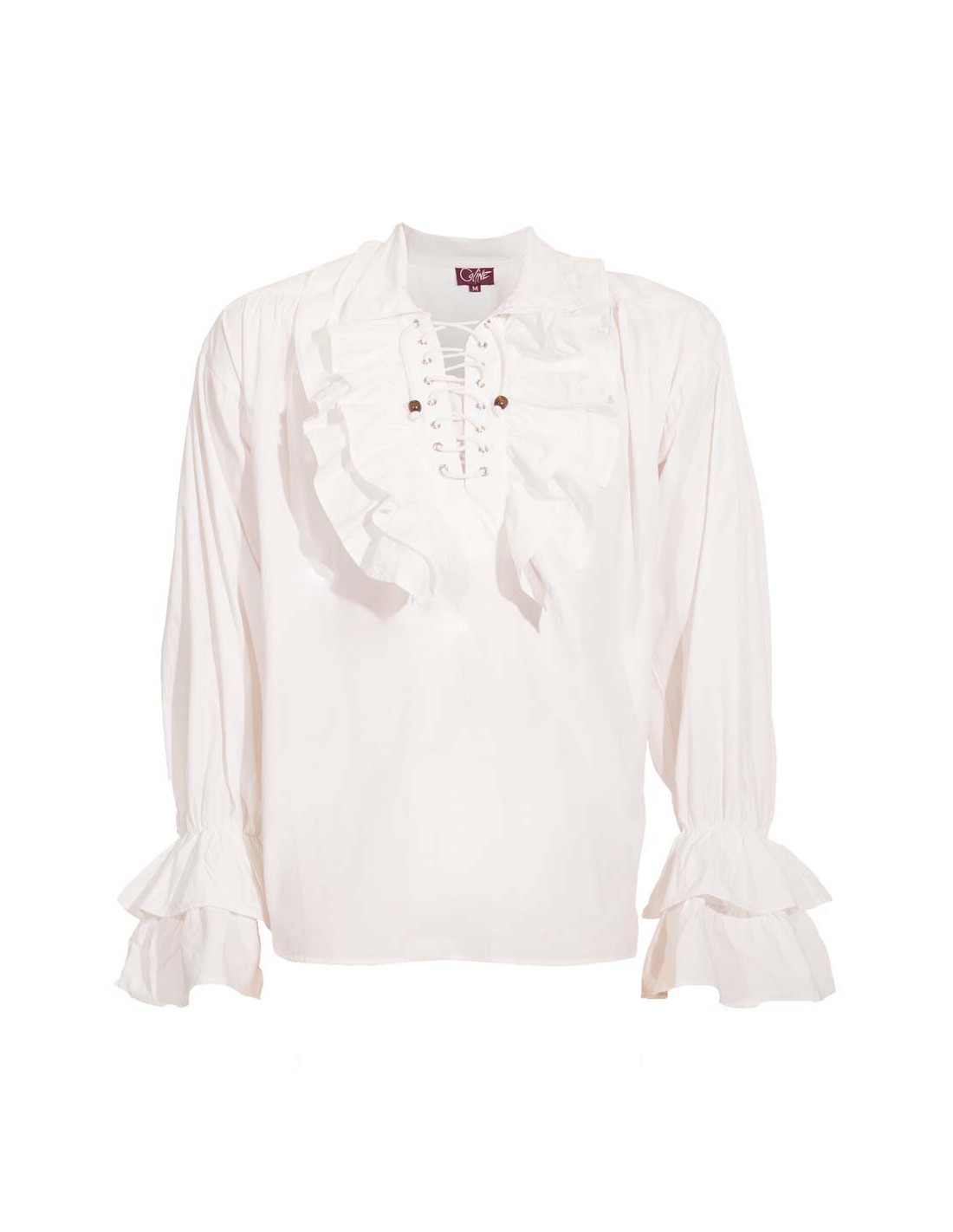 blouson été BLH Chemise-mousquetaire-medievale-blanche