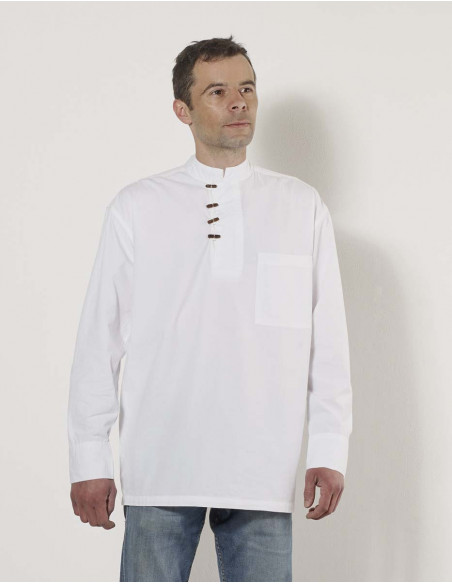 Chemise coton blanche