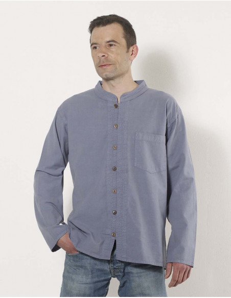 Chemise légère homme  en coton basique