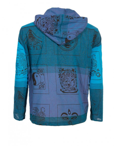 Pull babacool pour homme bleu