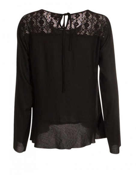 Women's top in embroidered viscose