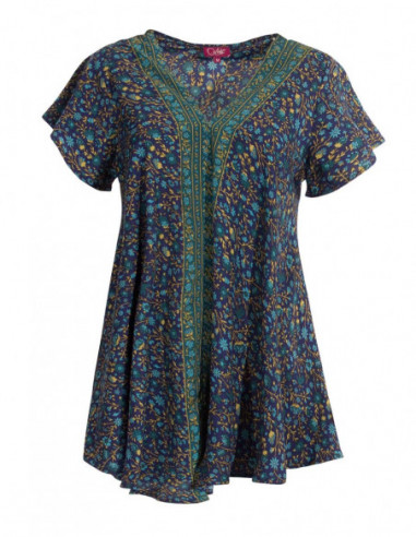 Blouse with small flowers