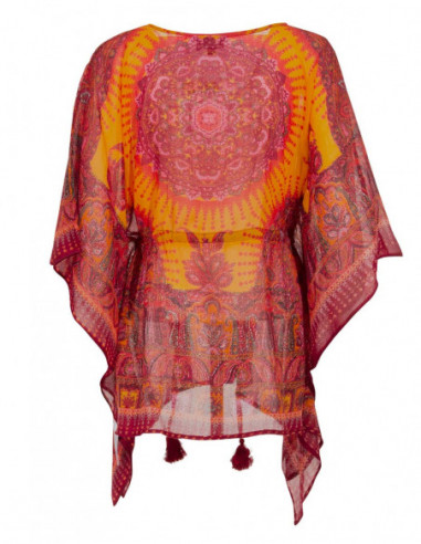 ethnic poncho blouse