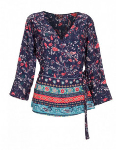 Top femme cache-coeur style hispanique 2