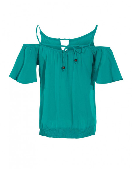 Bare shoulders casual top