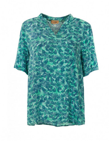 Chemise hawaïenne vert menthe