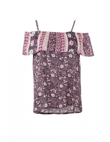 Blouse femme viscose épaules nues