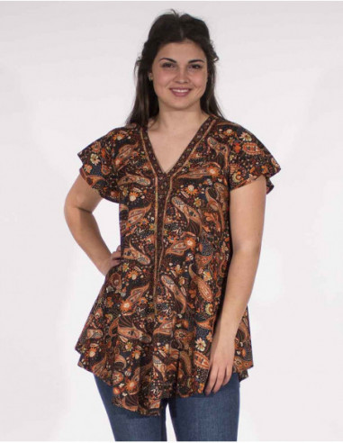 Blouse orientale pour femme
