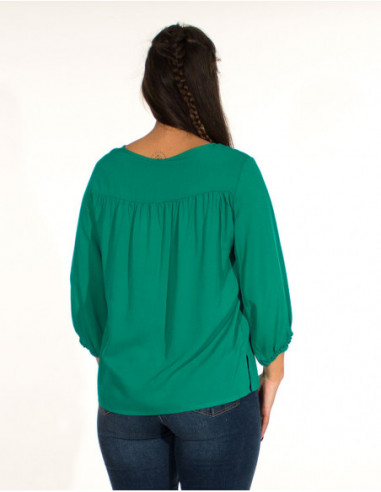 Loose blouse for large size