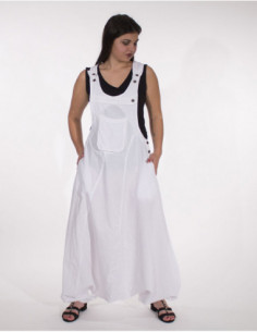 Lady cotton jumpsuit 3/4 2