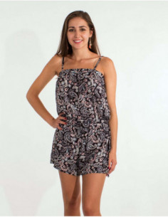 Combishort cachemire Marine