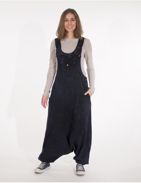 Stonewash Harem Jumpsuit