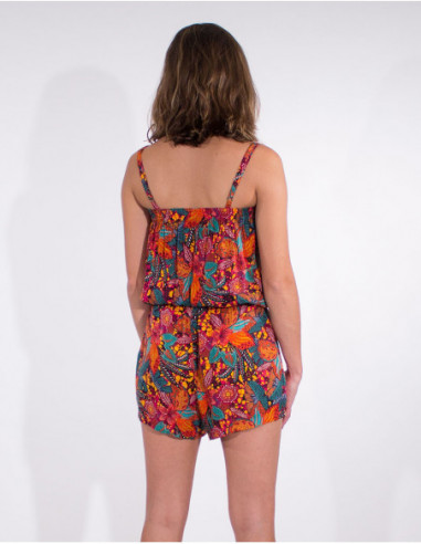 Combi shorts with thin straps