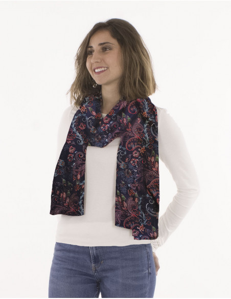 Paisley patterned scarf