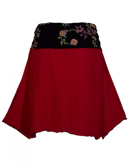 Knitted cotton skirt