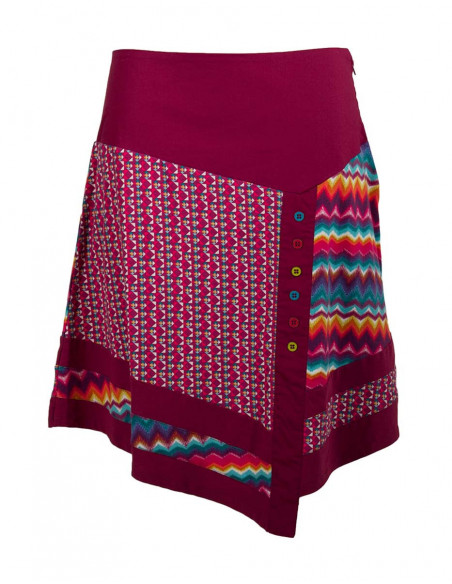 Jupe courte asymétrique