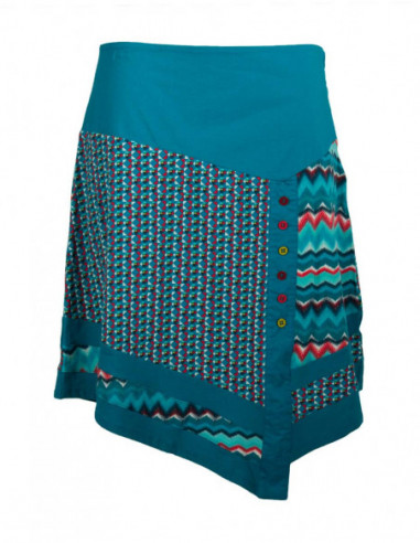 Knitted 97% cotton 3% spandex skirt