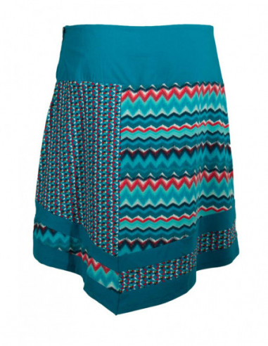 Jupe courte asymétrique